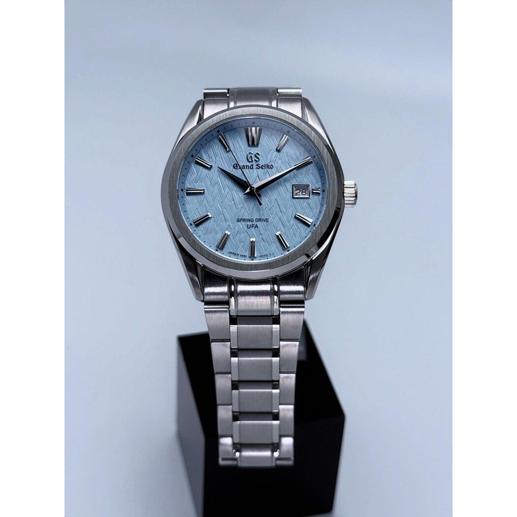 Custom Seiko Mod • Ice Blue Shinshu Ice Forest Premium GS UFA SLGB001 Automatic • 40mm